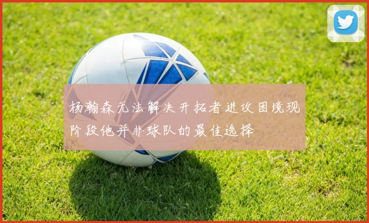杨瀚森无法解决开拓者进攻困境现阶段他并非球队的最佳选择