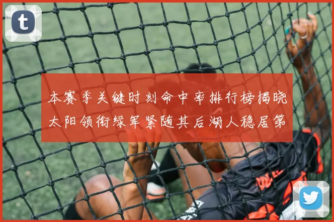 本赛季关键时刻命中率排行榜揭晓太阳领衔绿军紧随其后湖人稳居第五位